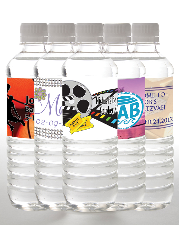 Bar and Bat Mitzvah water bottles | personalized